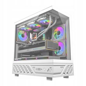 DarkFlash DS950 kompiuterio korpusas Midi Tower balta 6 ventiliatoriai