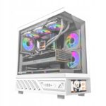 DarkFlash DS950V balta ATX korpusas su 6 ventiliatoriais