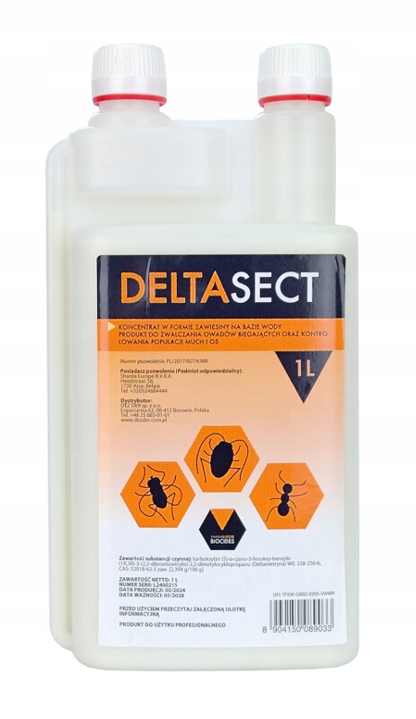 DeltaSect1LmocnatruciznanaKARACZANYoprysknamrowkideltametryna belsilt DeltaSect koncentratas nuo tarakonų ir skruzdėlių su deltametrinu 1 l