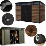 Sodo sandėliukas įrankiams Keter 11×7 sustiprintas metalu