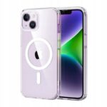 ESREtuiESRKrystecCleardoiPhone14PlusMagsafeprzezroczyste belsilt Esr dėklas Esr Krystec Clear iPhone telefonui 14 Plus MagSafe skaidrūs