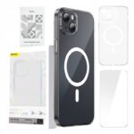 Dėklas iPhone telefonui 13 Baseus Magnetic Crystal Clear apsauginės