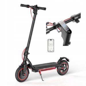 Electric Scooter sulankstomas suaugusiesiems miestui 650 W iki 37 km juodas 4 greičio režimai