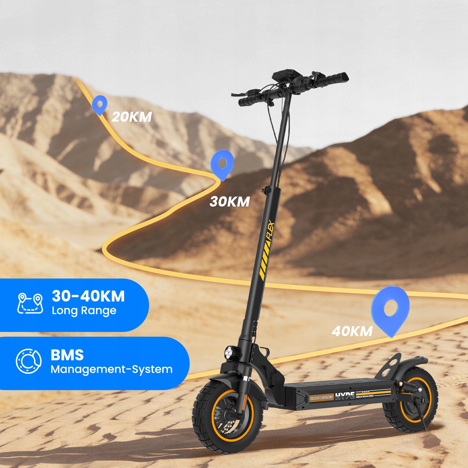 ElektrycznaHulajnogaElectricScooterdoDoroslych500W1048V9Ah35kmKodproducentamocnyHulajnogaScooter belsilt Elektrinis paspirtukas suaugusiesiems 500 W 10 48 V 9 Ah 35 km