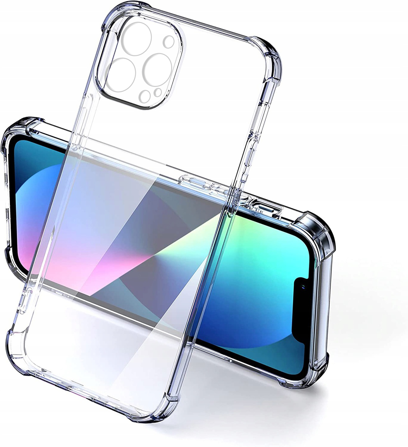 EtuidoiPhone14Plus14ANTISHOCKCasePANCERNEPleckiSlimSzklo9HPasujedomodeluiPhone14Plus belsilt Dėklas iPhone telefonui 14 Plus 14+ Anti shock dėklas Pancerne nugarėlės dėklas Slim + stiklas 9H