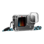 Dėklas su objektyvo ir paskiem ant szyję PULUZ skirta GoPro Hero 9  10  11