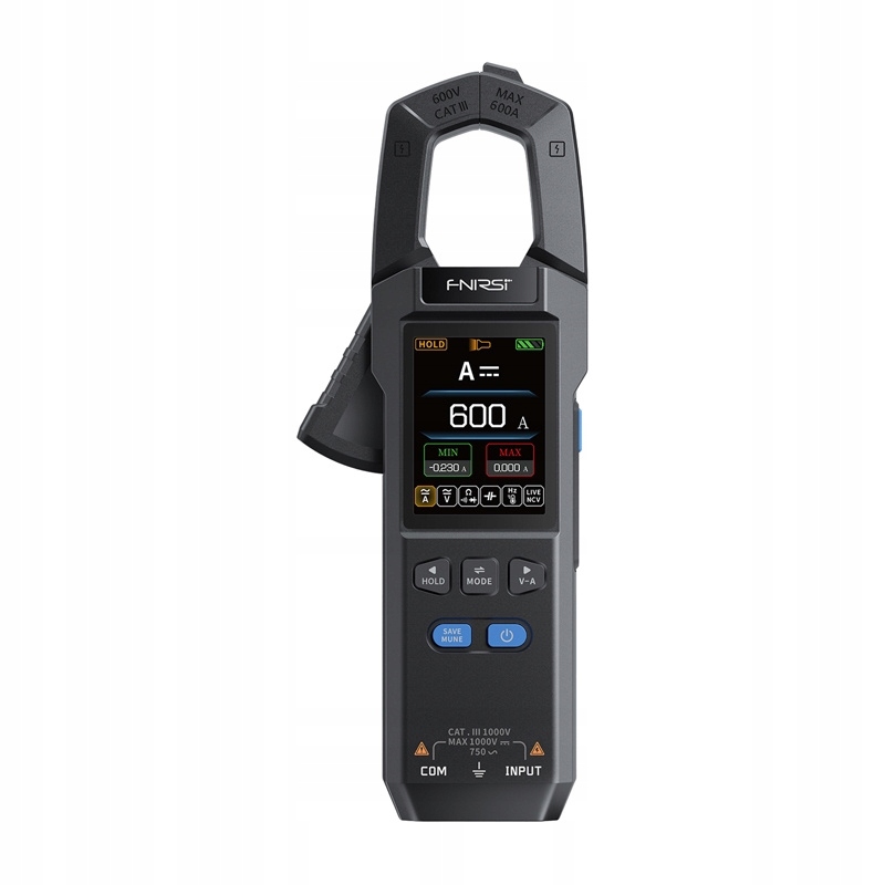 FNIRSI DMC-100 replinis matuoklis LCD AC/DC, varžos ir temperatūros matavimai