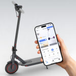 FoldHulajnogaElektryczna350W30KMAPP85IP65DualBrakes120KGLADPEDLP belsilt Fold Elektrinis paspirtukas 350 W 30 km programėle 85 IP65 Dual Brakes 120 KG LADPED LP