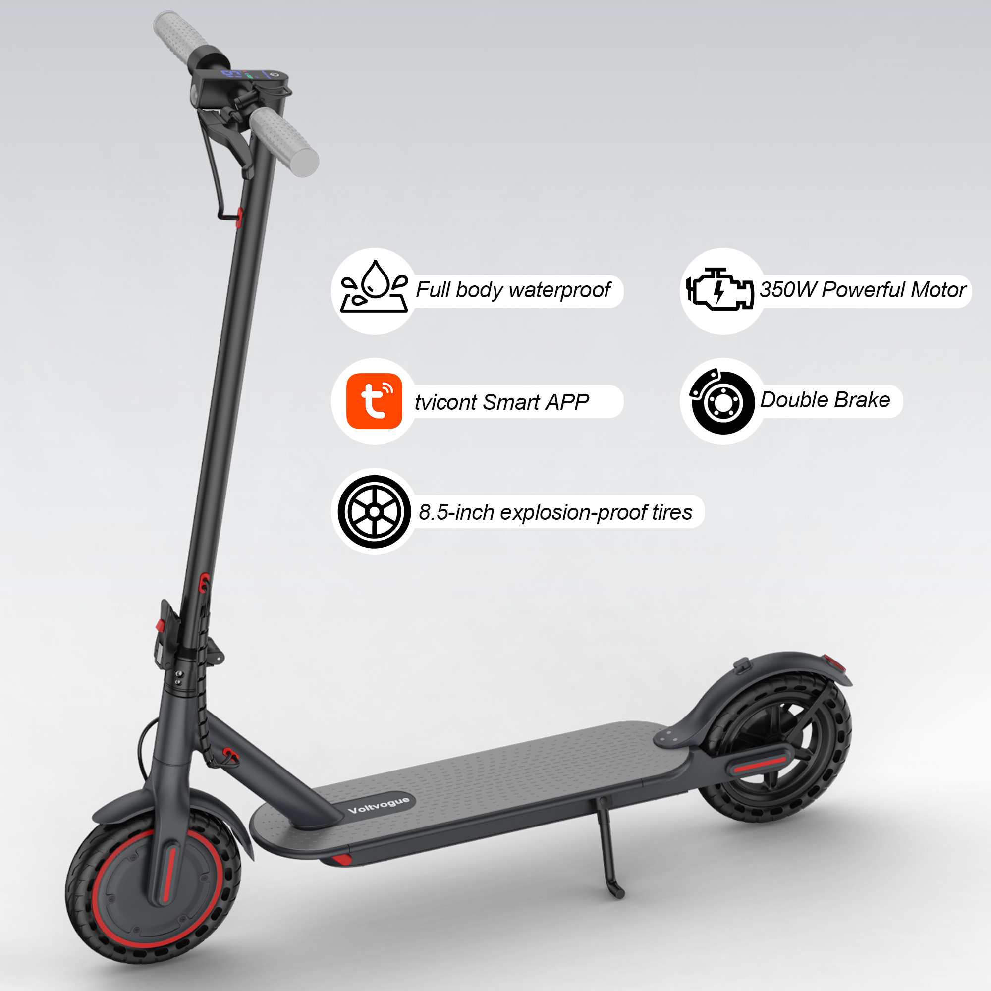 FoldHulajnogaElektryczna350W30KMAPP85IP65DualBrakes120KGLADPEDLPEANGTIN5903568257129 belsilt Fold Elektrinis paspirtukas 350 W 30 km programėle 85 IP65 Dual Brakes 120 KG LADPED LP