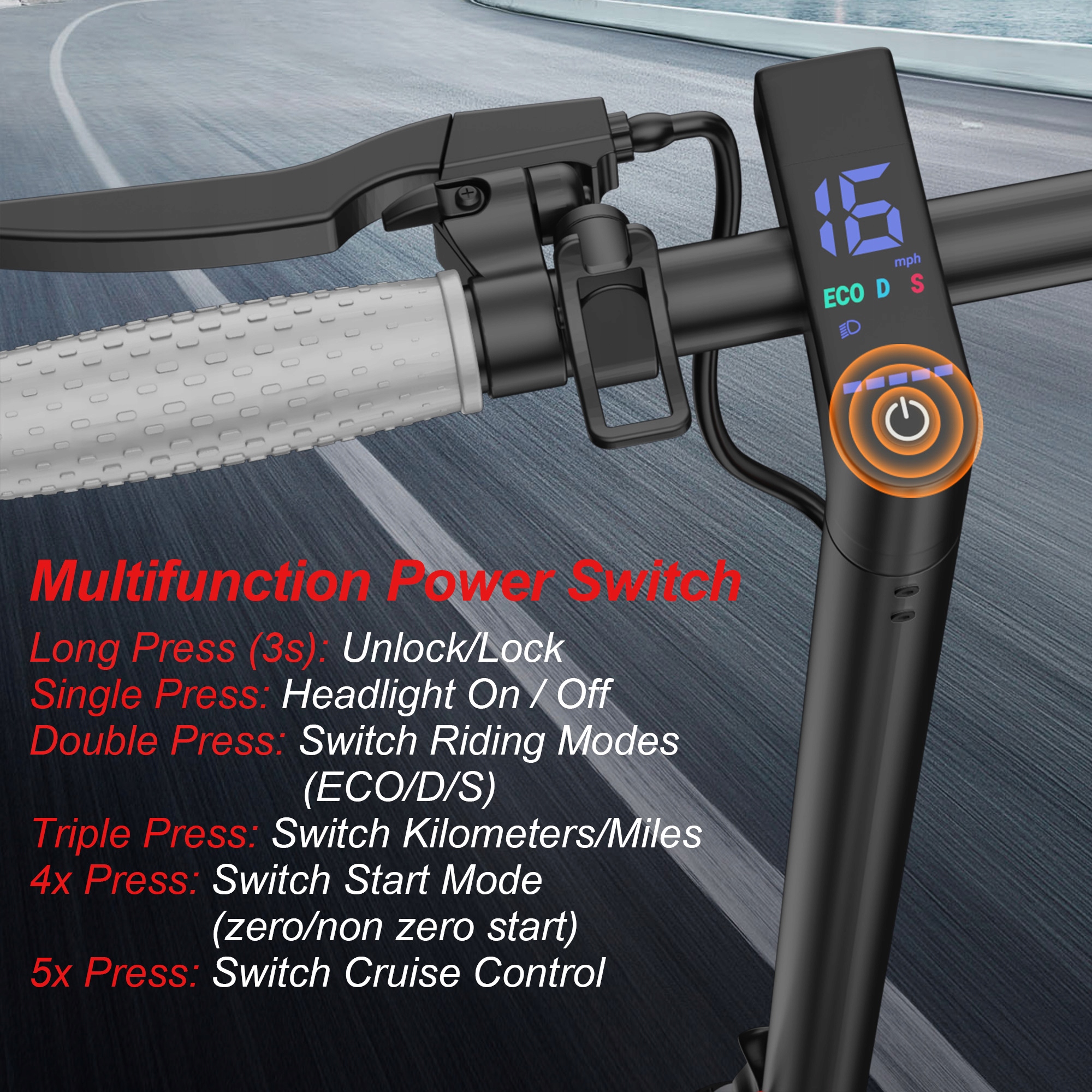 FoldHulajnogaElektryczna350W30KMAPP85IP65DualBrakes120KGLADPEDLPWaga11kg belsilt Fold Elektrinis paspirtukas 350 W 30 km programėle 85 IP65 Dual Brakes 120 KG LADPED LP