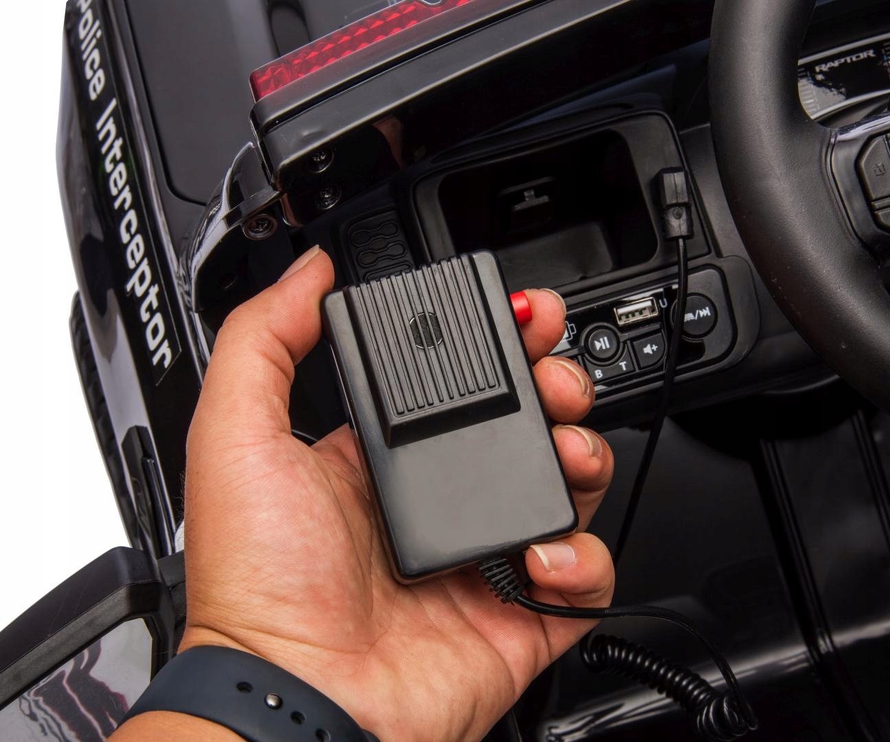 FordRangerAutonaakumulatorPolicjadwasilniki39WkolaEVAMillyMallyCertyfikatyopinieatestyCE belsilt Ford Ranger elektrinis automobilis vaikams policija 2 varikliai 39 W EVA ratai Milly Mally