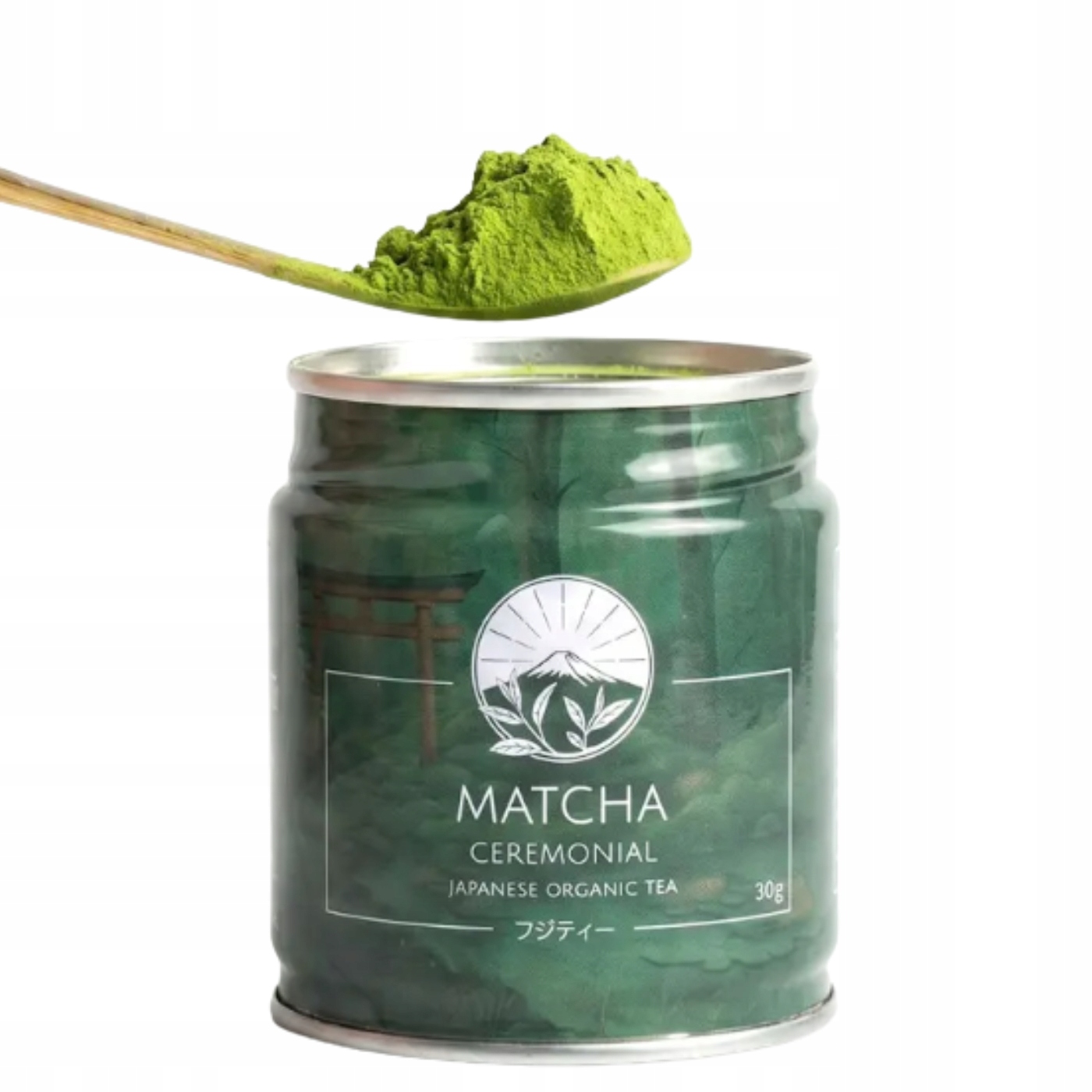 FujiTeaJaponskazielonaherbataMatchaCeremonialna30gBIOShizuoka belsilt Japoniška matcha arbata ceremoninė bio Uji ir Shizuoka Fuji Tea 30 g