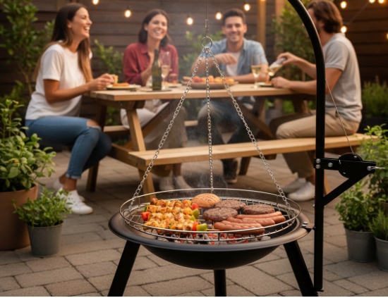 GRILLWISZACYREGULOWANYZPALENISKIEMPALENISKOOGRODOWERUSZTOGNISKOWYProducentChomik belsilt Sodo laužavietė su grotelėmis modelis 172 praktiškas pasirinkimas