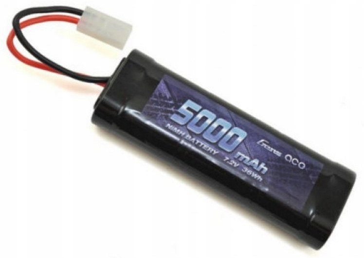 GensAceAkumulatorRCBateriaPakietNIMH5000mah72VWtyczkaTamiyaMarkaGensAce2 belsilt Gens Ace akumuliatorius RC baterija blokas NiMH 5000mah 72V jungtis Tamiya
