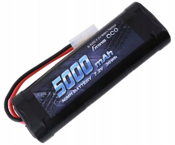 GensAceAkumulatorRCBateriaPakietNIMH5000mah72VWtyczkaTamiyaSymbolbateriiB500072VNiMH2 belsilt Gens Ace akumuliatorius RC baterija blokas NiMH 5000mah 72V jungtis Tamiya
