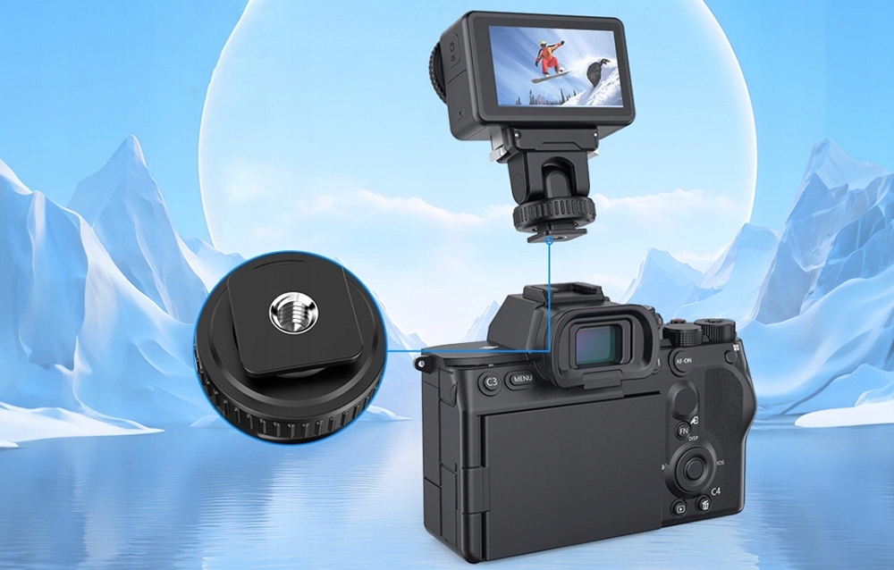 GimbalPULUZdoDJIOsmoAction5Pro43MagnetycznyUchwytMocowanieMarkaPuluz belsilt Gimbalas PULUZ skirtas DJI Osmo Action 5 Pro 4 3 magnetinis tvirtinimo laikiklis