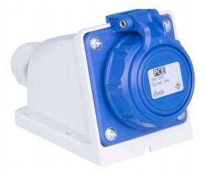 Nautilus vienfazis elektros lizdas su dangteliu 1016 A 230 V IP6