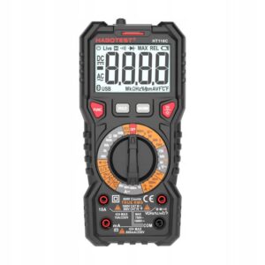 Habotest HT118C multimetras True RMS NCV žibintuvėlis baterijų testas 1,5 V 9 V CAT III