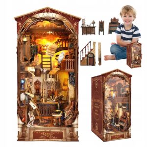Book Nook „magijos“ miniatiūrų namelio DIY rinkinys 25,4 cm