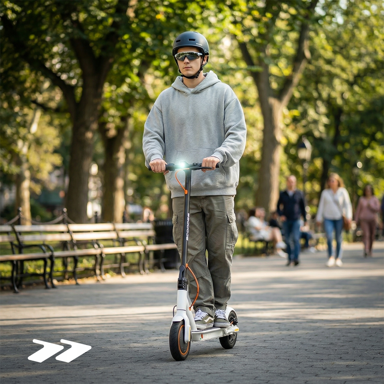 HULAJNOGAELEKTRYCZNA78AH350WZASIEG30KMMIEJSKALEKKASKLADANA2026Kolorbialy belsilt Elektrinis paspirtukas 78 Ah 350 W nuvažiuojamas atstumas 30 km miesto lengvas sulankstomas 2026 350W versija 4