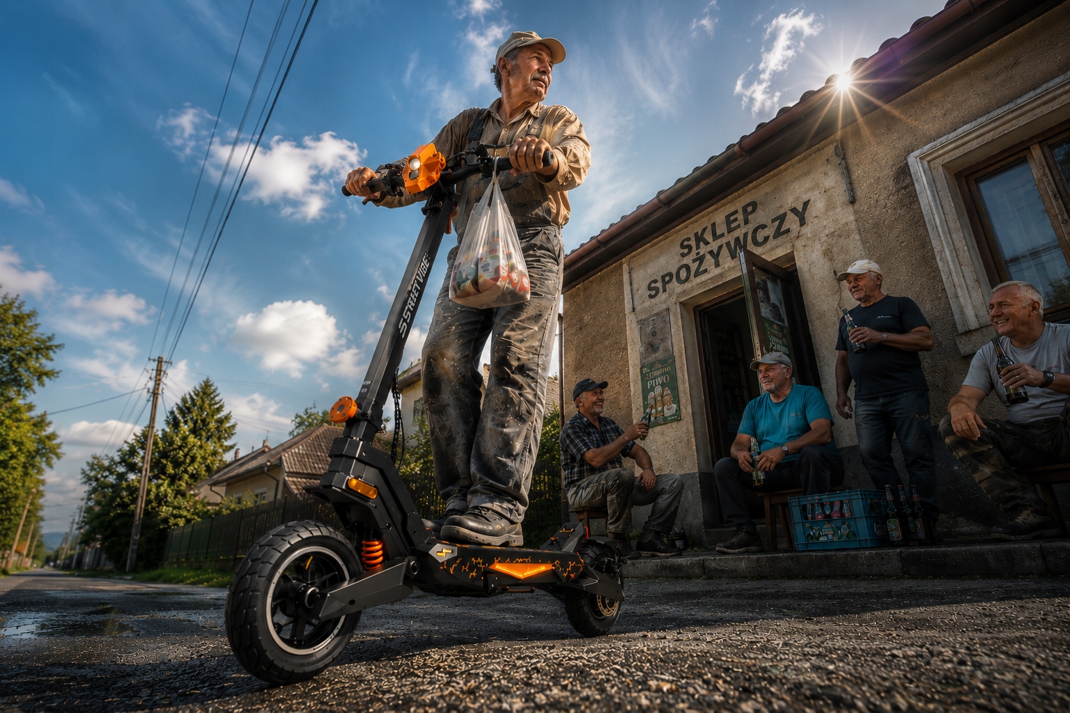 HULAJNOGAELEKTRYCZNASTREETVIBE1200W48Vdladoroslych80kmzasiegMocsilnika1200W belsilt Elektrinis paspirtukas STREETVIBE 1200 W 48 V suaugusiesiems 80 km nuvažiuojamas atstumas