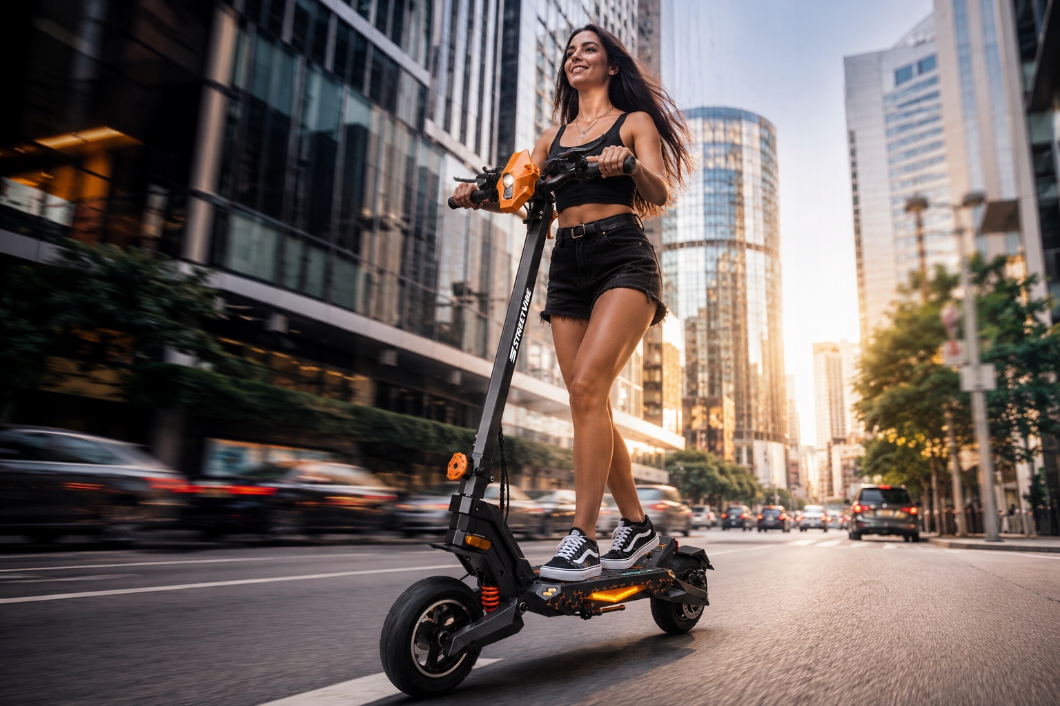 HULAJNOGAELEKTRYCZNASTREETVIBE1200W48Vdladoroslych80kmzasiegSrednicakolcale10 belsilt Elektrinis paspirtukas STREETVIBE 1200 W 48 V suaugusiesiems 80 km nuvažiuojamas atstumas