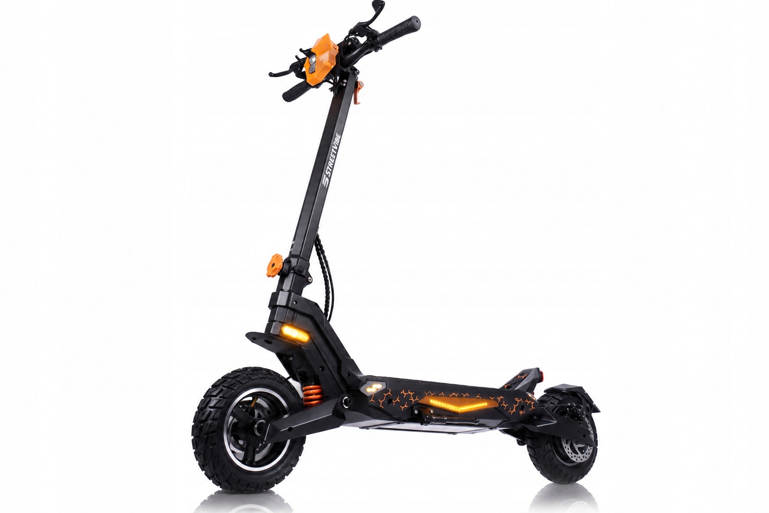 HULAJNOGAELEKTRYCZNASTREETVIBE1200W48Vdladoroslych80kmzasiegZasieg80km belsilt Elektrinis paspirtukas STREETVIBE 1200 W 48 V suaugusiesiems 80 km nuvažiuojamas atstumas