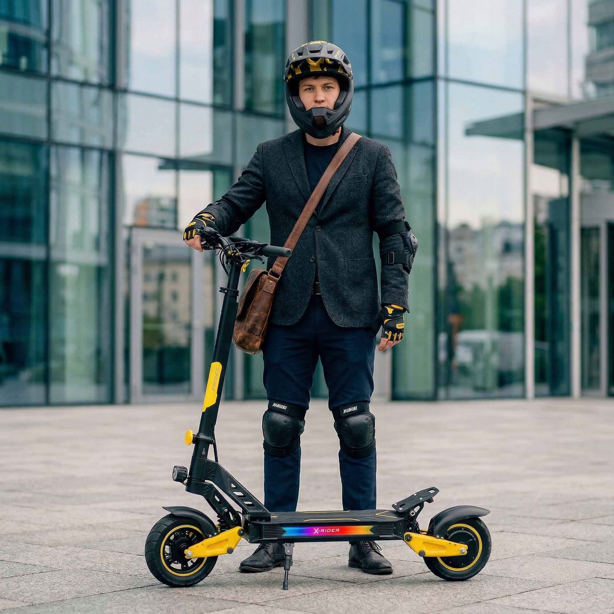HULAJNOGAELEKTRYCZNAXRIDERF10XPROAMORTYZACJAKERS1400WPEAK20Ah48VModelHulajnogaelektrycznaXriderXRES002F10XPro belsilt Elektrinis paspirtukas XRIDER F10XPRO amortizacija KERS 1400 W PEAK 20 Ah48 V 1400W versija 4