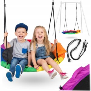 Gandro lizdo sūpynės vaikams sodui 110 cm variantas 2