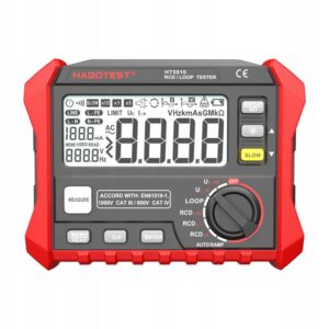 Habotest testeris varžos ekranas LCD