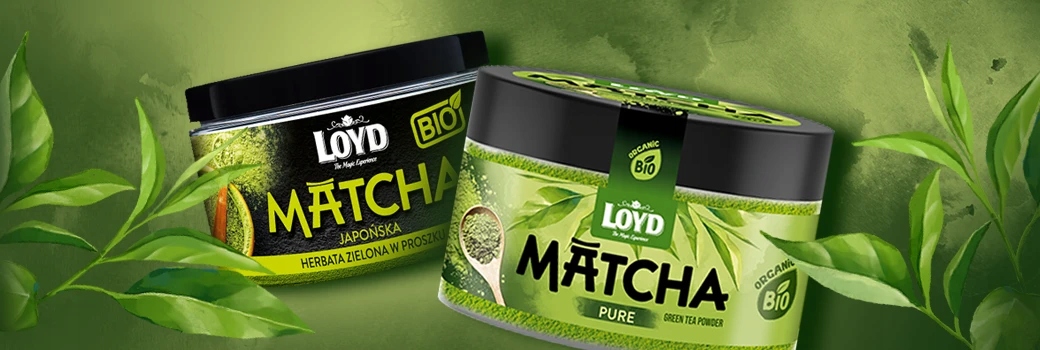 HerbataLOYDMatchaPure40gNazwahandlowaLoydMatchaBIO40g belsilt Japoniška matcha arbata Loyd 40 g žalioji arbata matcha