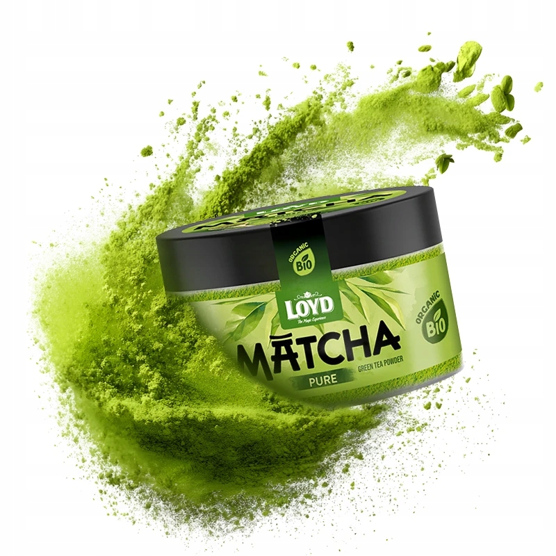 HerbataLOYDMatchaPure40g belsilt Japoniška matcha arbata Loyd 40 g žalioji arbata matcha