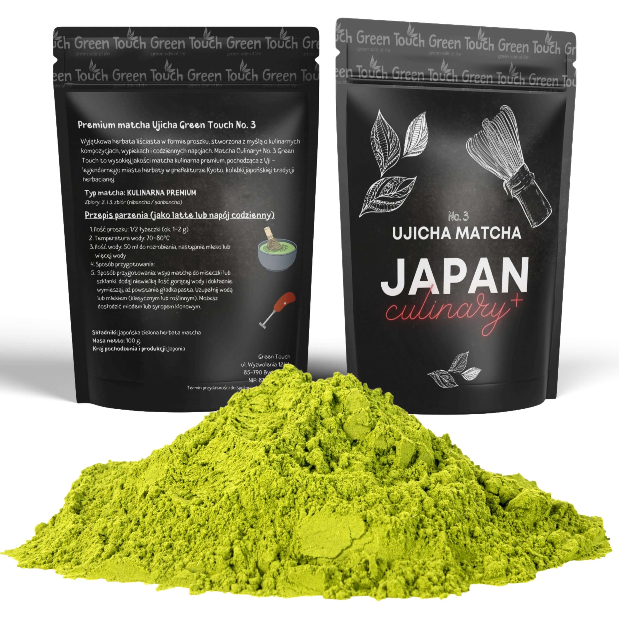 HerbatamatchaJAPONSKA100GCODZIENNACULINARYGREENTOUCHUJIKYOTOEANGTIN5905342120957 belsilt Japoniška matcha arbata Green Touch 100 g kulinarinė kasdienė