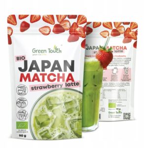 Green Touch Matcha latte gėrimas braškių 90 g