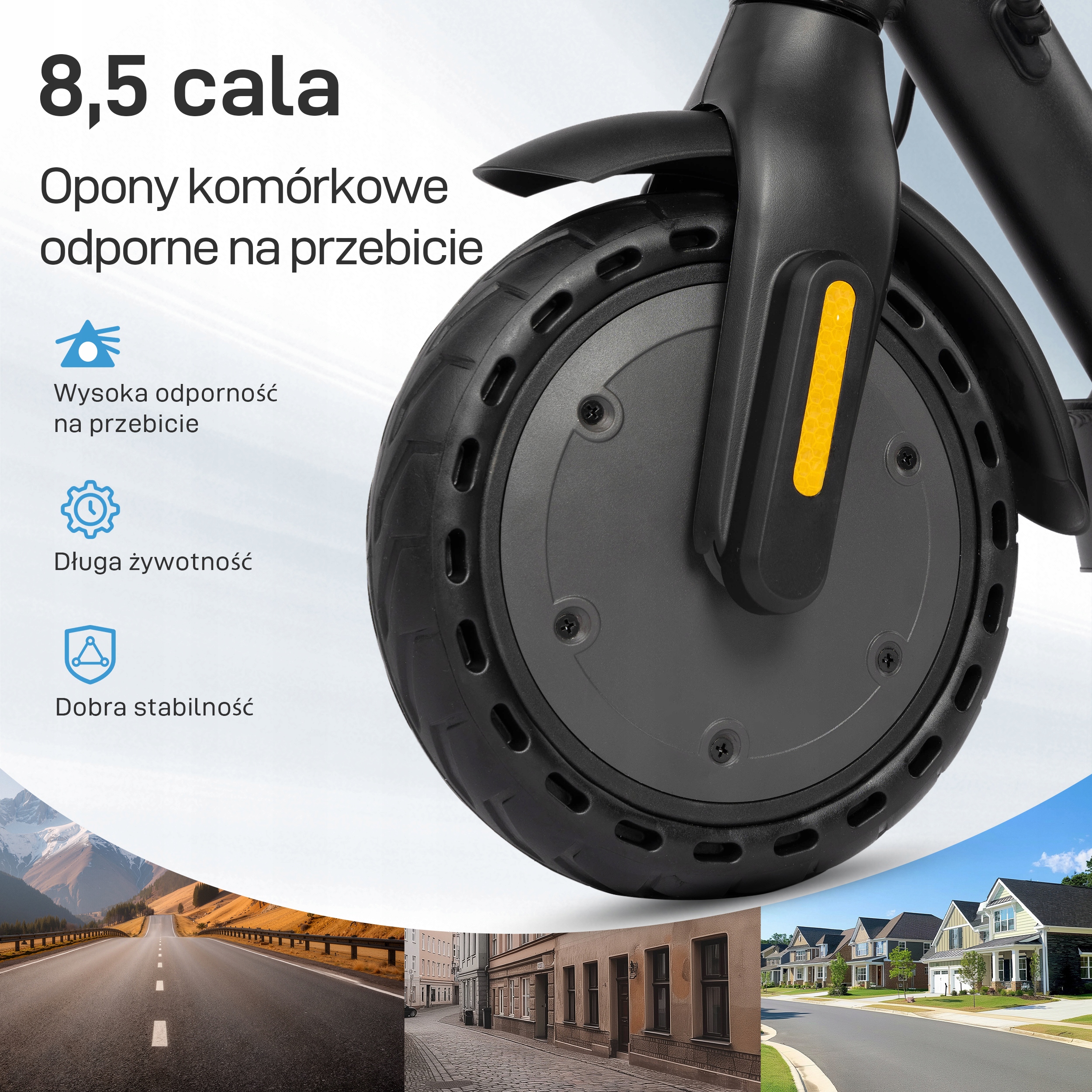 HulajnogaElektrycznaSkladana250W25kmhKola85SkuterElektrycznyWaga15kg belsilt Elektrinis paspirtukas sulankstomas 250 W 25 kmh ratai 85 Elektrinis paspirtukas