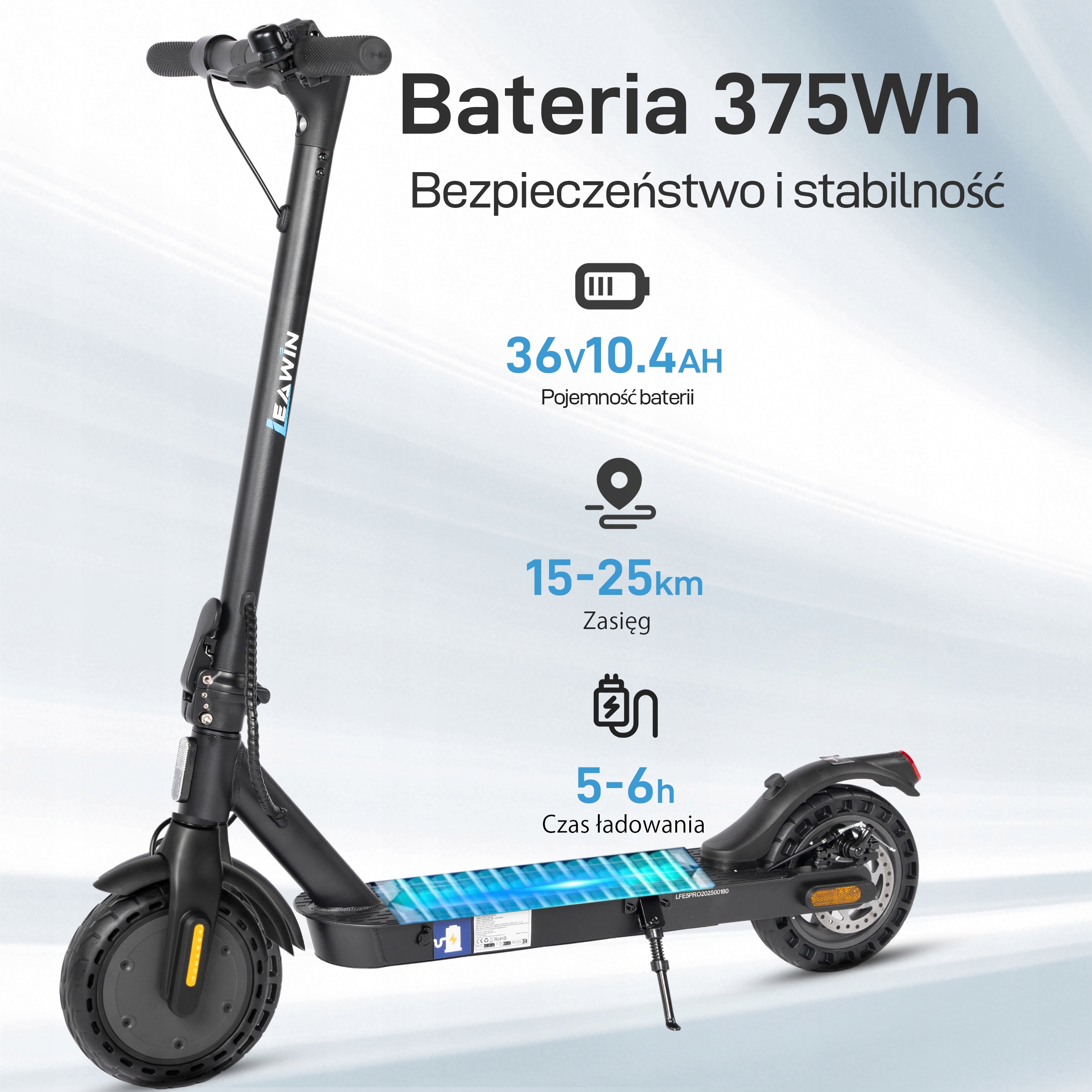 HulajnogaElektrycznadlaDoroslychSkladanaTerenowa36V500W10Markabezmarki belsilt