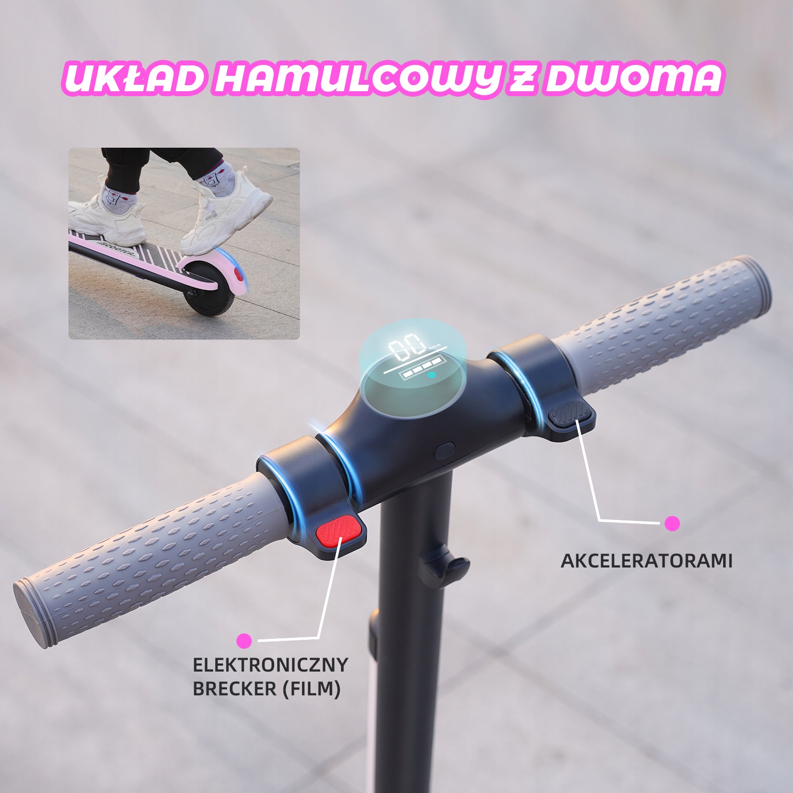 HulajnogaElektrycznaskladanaYEEGOOdladzieci150W12kmh50kgModelF602P belsilt Elektrinis paspirtukas sulankstomas YEE GOO vaikams 150 W 12 kmh 50 kg 150W versija 1