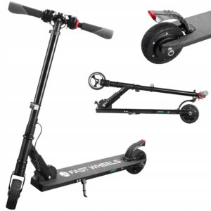 Elektrinis paspirtukas 250 W 15 kmh regulowana sulankstomas FAST WHEELS Rebel
