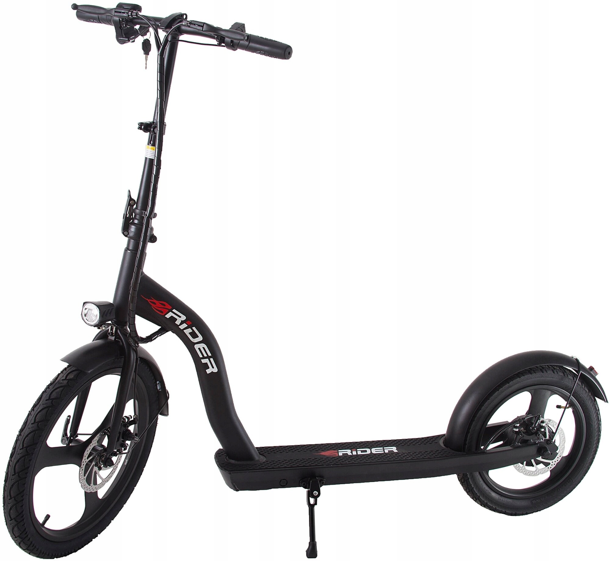 HulajnogaelektrycznaRIDERMonster45km350W10CzarnyMarkaRider belsilt Elektrinis paspirtukas RIDER Monster 45 km 350 W 10 juodas
