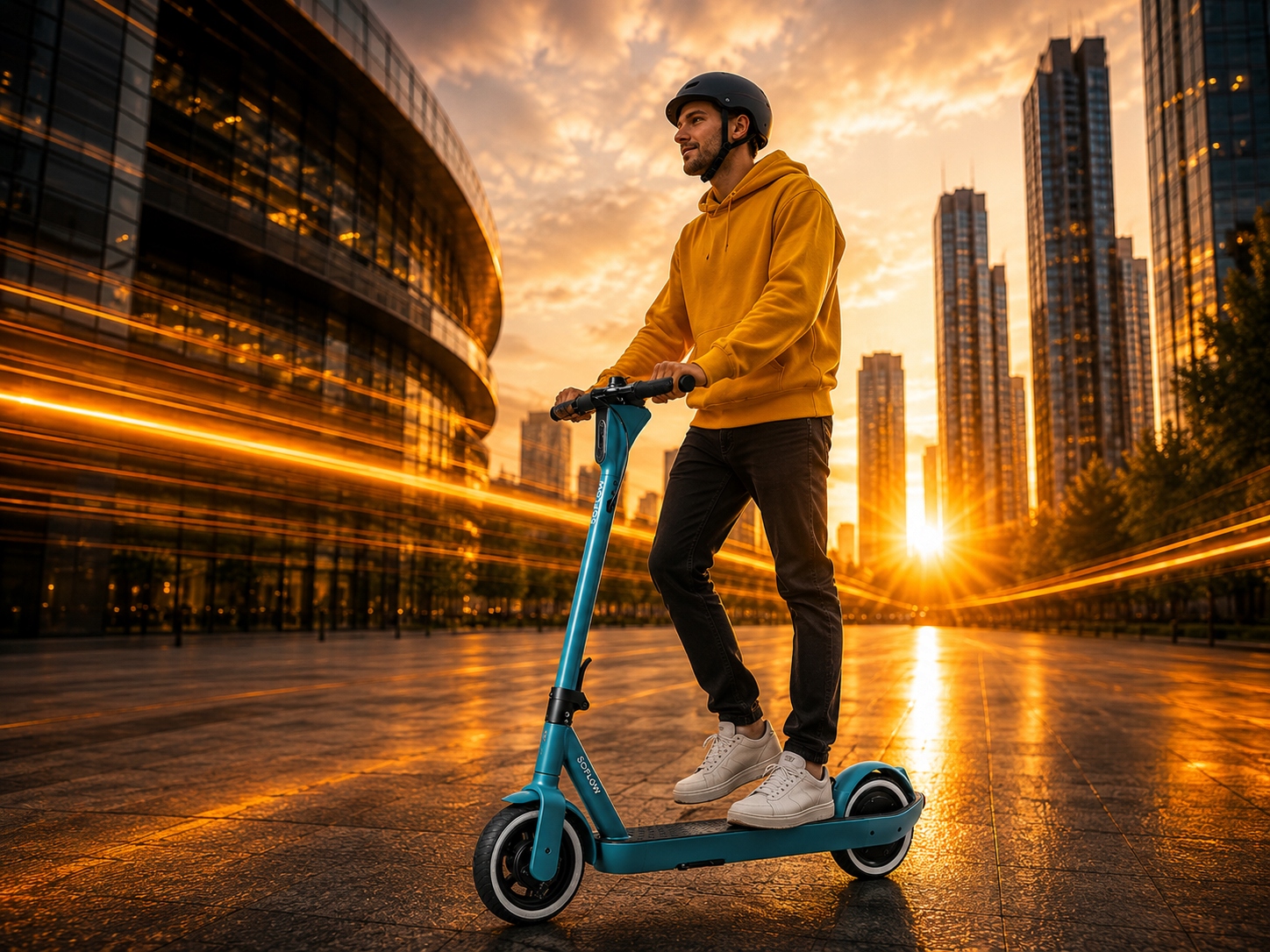 HulajnogaelektrycznaSoFlowSOONEEScooter500W40km78AhniebieskaMaksymalnykatnachyleniaterenu11 belsilt Elektrinis paspirtukas SoFlow SO ONE+ E Scooter 500 W 40 km 78 Ah mėlynas