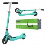 Elektrinis paspirtukas vaikams 12 kmh 50 kg Rebel sulankstomas lengvas IPX4 100W versija 8