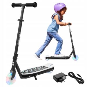 Elektrinis paspirtukas vaikams FUN WHEELS LIGHT juodas 50 W 50 kg 8 kmh 6 km 240 V 26 Ah versija 4