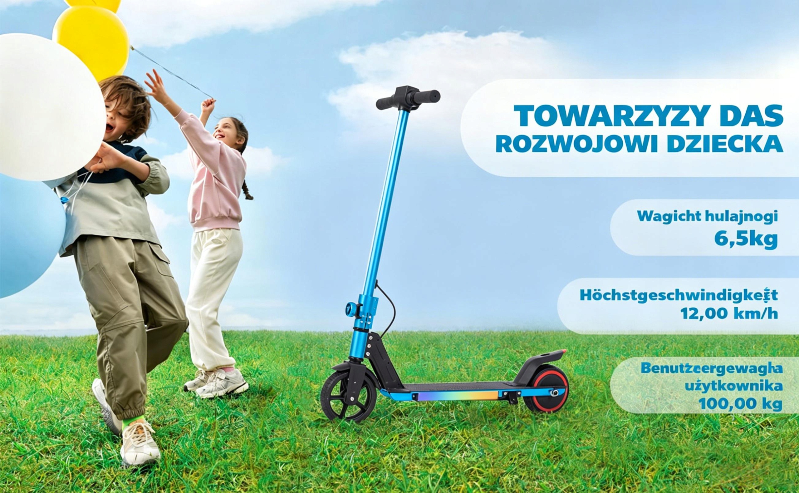 HulajnogaelektrycznadladzieciSkladanypojazd14kmh150W65Waga65kg belsilt Elektrinis paspirtukas vaikams sulankstomas pojazd 14 kmh 150 W 65 150W versija 1
