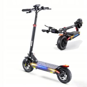 Elektrinis paspirtukas iScooter iX3 800 W programėle apkrova 120 kg bekelės padangos