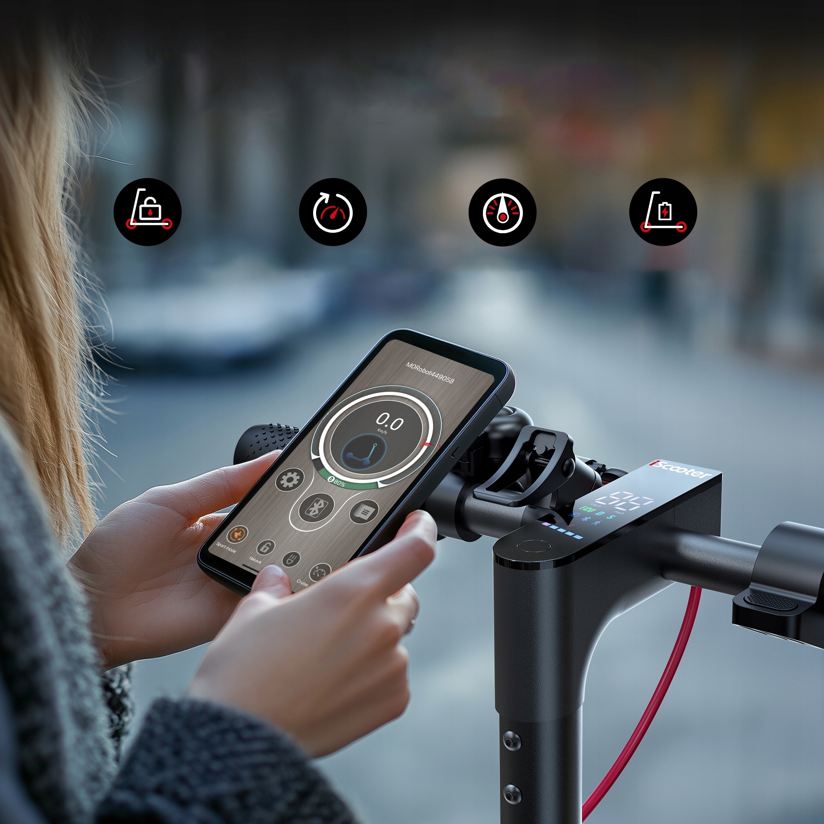 Hulajnogaelektrycznaskladanai9MAX36V10Ah500Wdo120kgStanopakowaniaoryginalne belsilt Elektrinis paspirtukas sulankstomas i9MAX 36 V10 Ah 500 W iki 120 kg