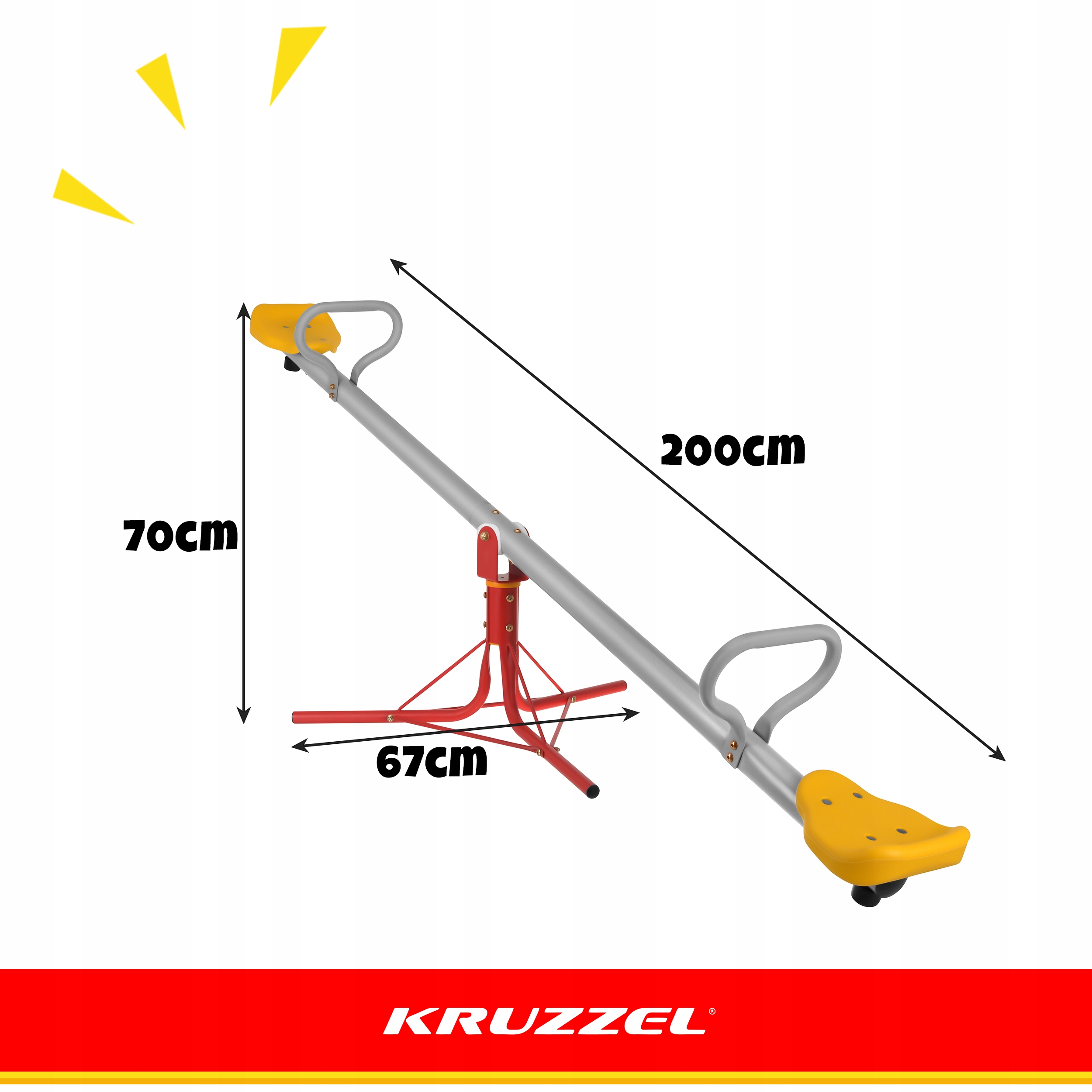 HustawkaOgrodowadlaDzieciRownowazna2w1MetalowaZewnetrzna360WahadloWiekdziecka3lata belsilt Balansinės sodo sūpynės vaikams variantas 3 aktyviam žaidimui
