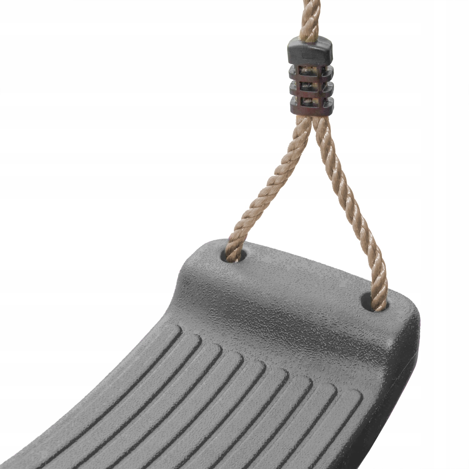 HustawkaogrodowaDESKAsiedzisko42cmplastikowedladzieciSzareMocneSzerokoscproduktu42cm belsilt Medinės lentinės sūpynės vaikams 42 cm pilkos sodui