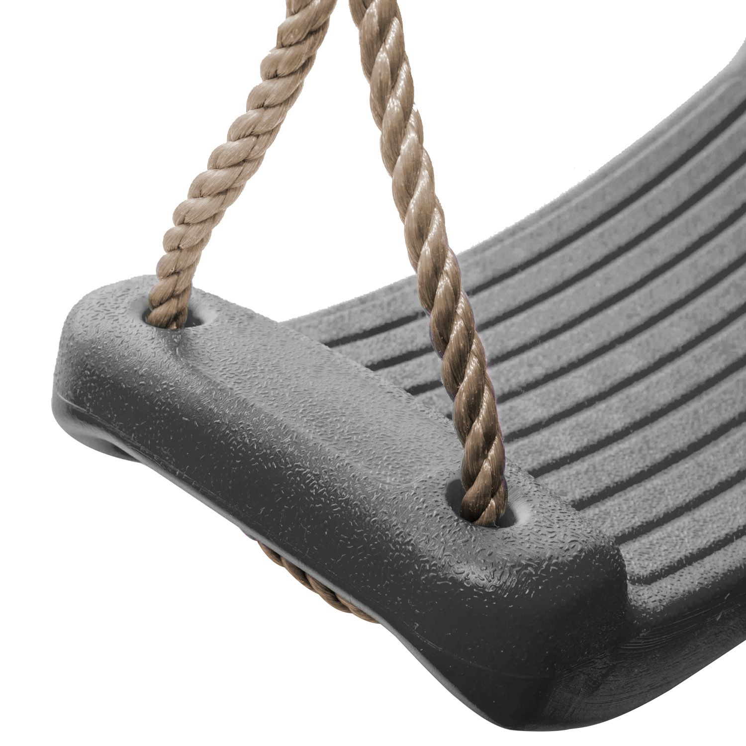 HustawkaogrodowaDESKAsiedzisko42cmplastikowedladzieciSzareMocneWysokoscproduktu4cm belsilt Medinės lentinės sūpynės vaikams 42 cm pilkos sodui