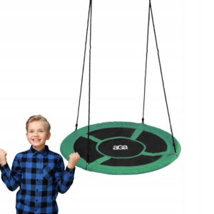 Gandro lizdo sūpynės vaikams 120 cm žalios iki 150 kg