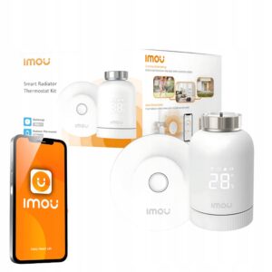 IMOU rinkinys termostatinė galvutė Termostat Zigbee su 6 Adapterami ir Bramką